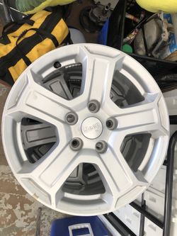 (4) new JEEP Wrangler Rims 17”