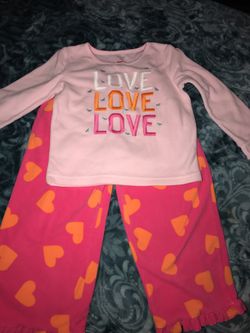 Girls Carters Pajamas Size 3T