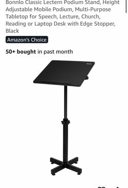 Podium stand adjust table
