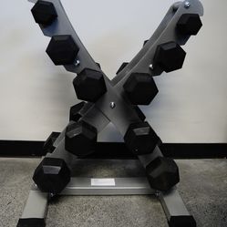 5-25 Lbs Dumbbell Set With Rack 