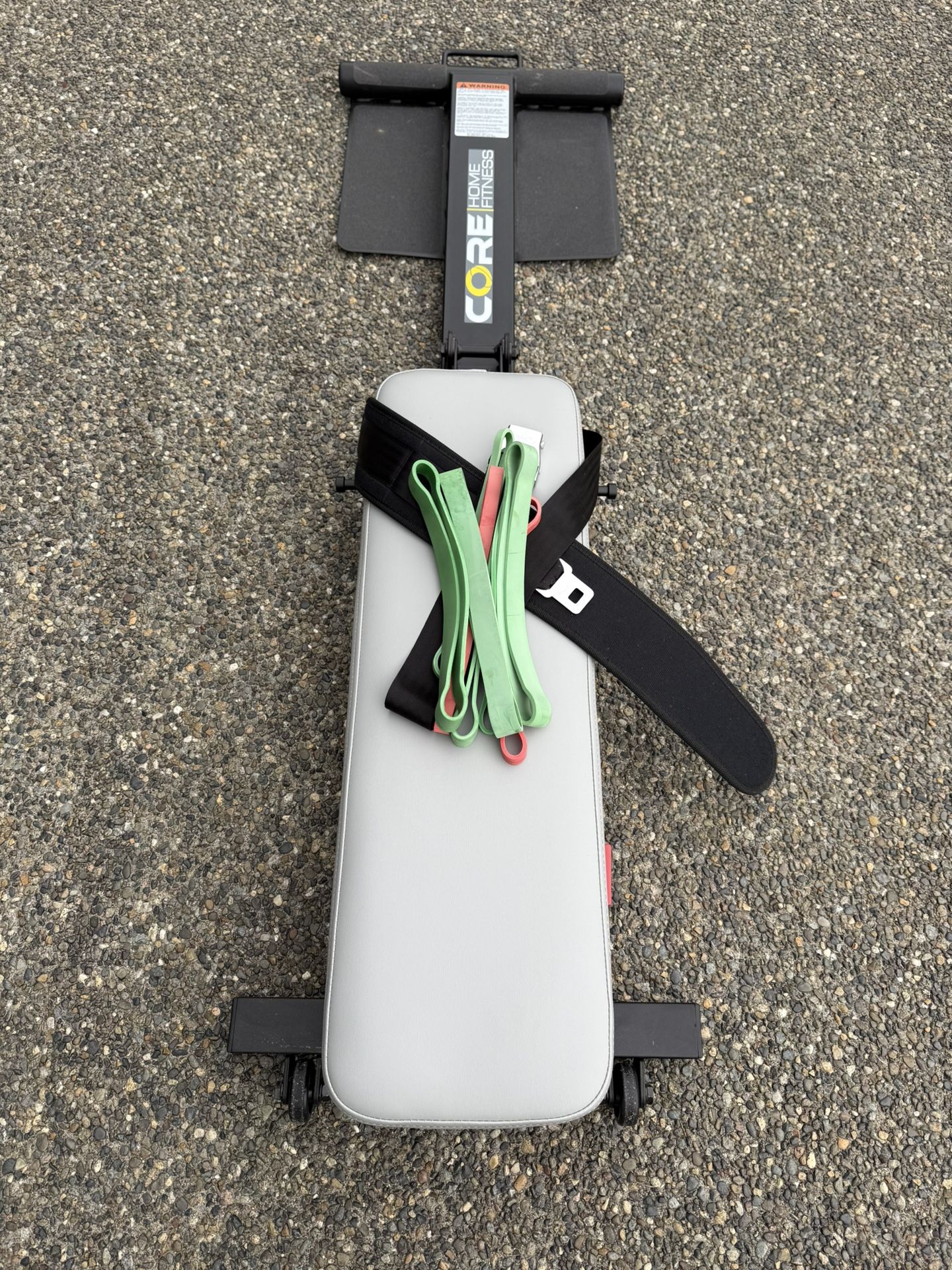 Core home fitness glute bridge