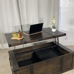 Lift-Top Coffee Table With Storage