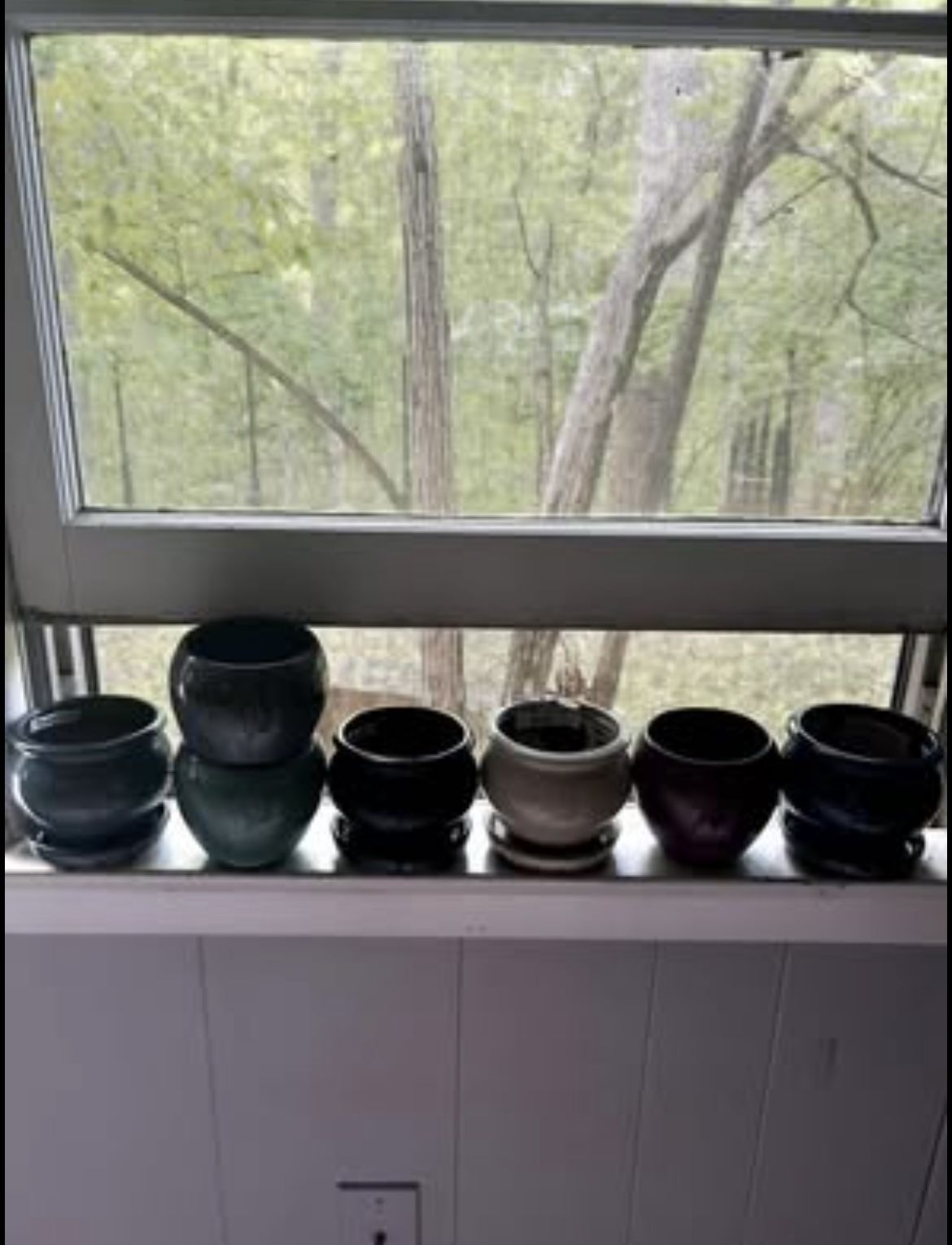 7 Ceramic Planters – Great for Small Plants – $30 (Non-Negotiable)
