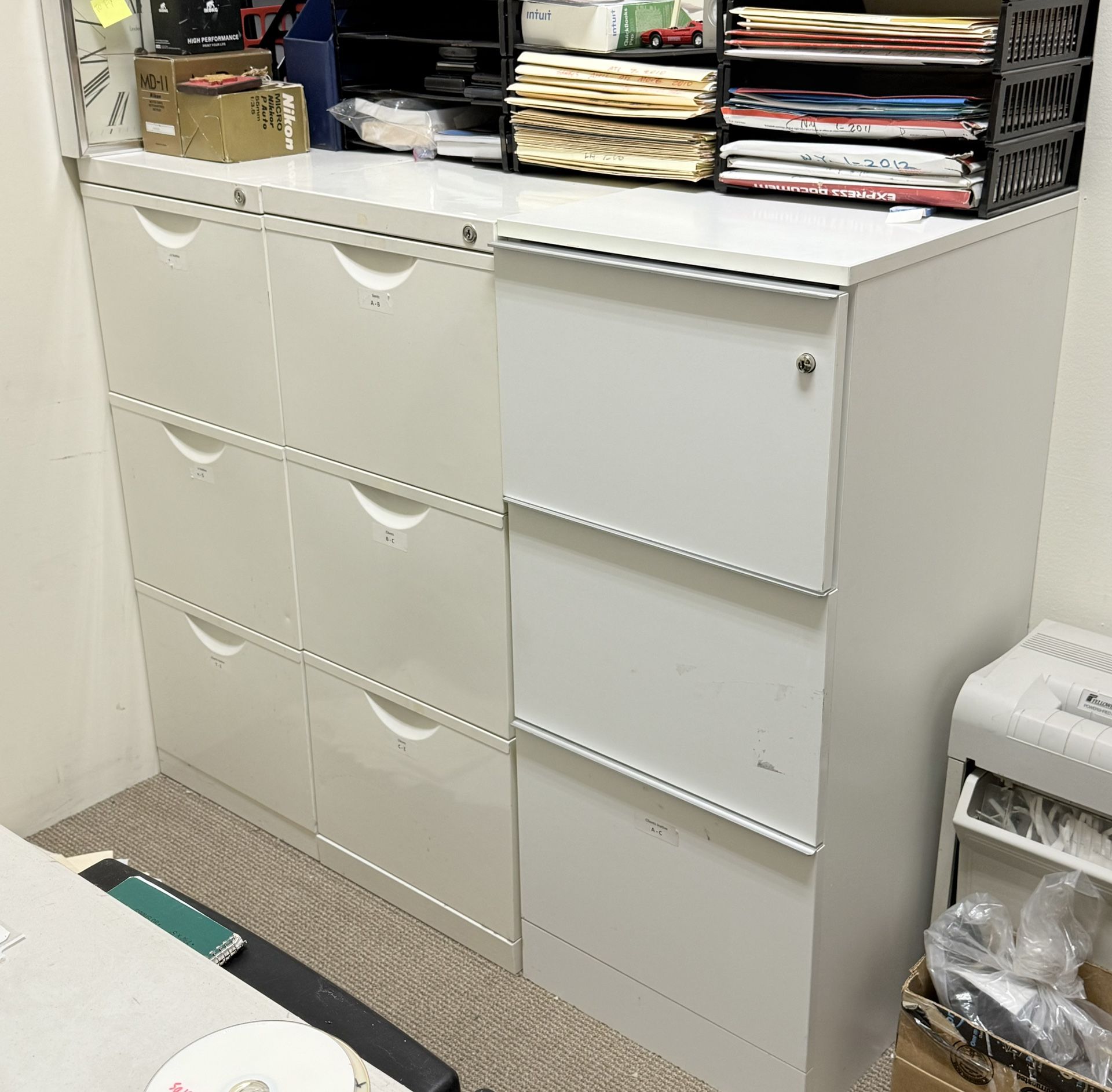 File Cabinets, $75 Each. 