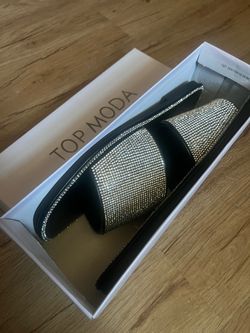 Top Moda Sparkly Sandals Size 9