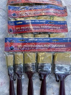 5pc Paintbrush Sets (Lot Of 5)
