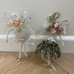 Woodland Fairy Pixie Whimsical Ornaments Vintage Y2K