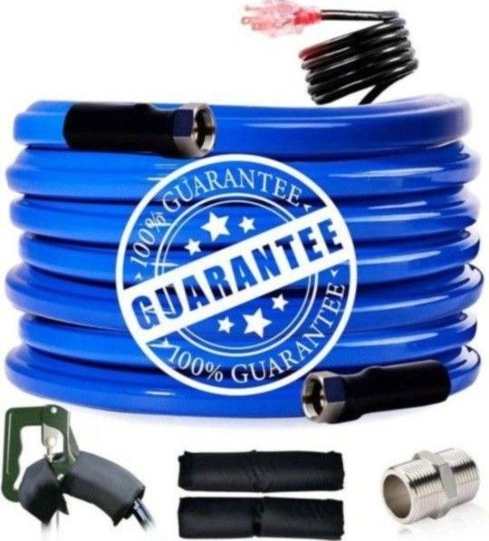100FT, 50FT Heated Water Hose for RV,-45 ℉ Antifreeze Drinking Garden Water Hose,Rv Accessories, Rv Water Hose,Rv
