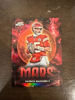 Patrick Mahomes 2025 Topps Cosmic Planetary Pursuit MARS SSP -Kansas City Chiefs