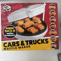 Waffle Maker Cars And Trucks - NEW