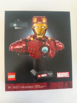 Iron Man Bust Lego Set