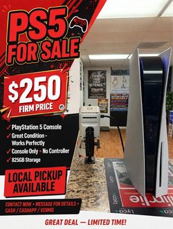 PS5 for sale
