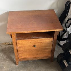 Wood Filing Cabinet 