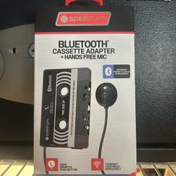 Cassette adapter, Bluetooth and Hands-Free Mic