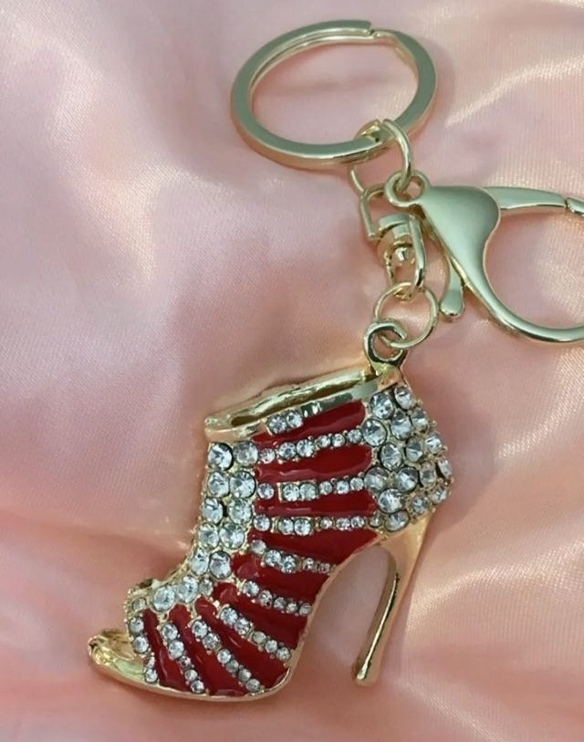 Ruby Red Purse Charm