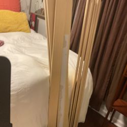 A Set Of Wood Bunkie Boards For A Full Size Bed (NO SHIPPING)