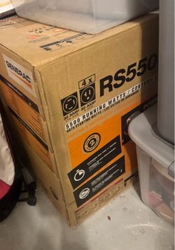 New in box generator rs5500 generac