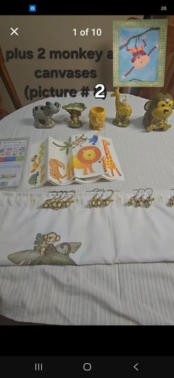 JUNGLE THEME BATHROOM ACCESORIES