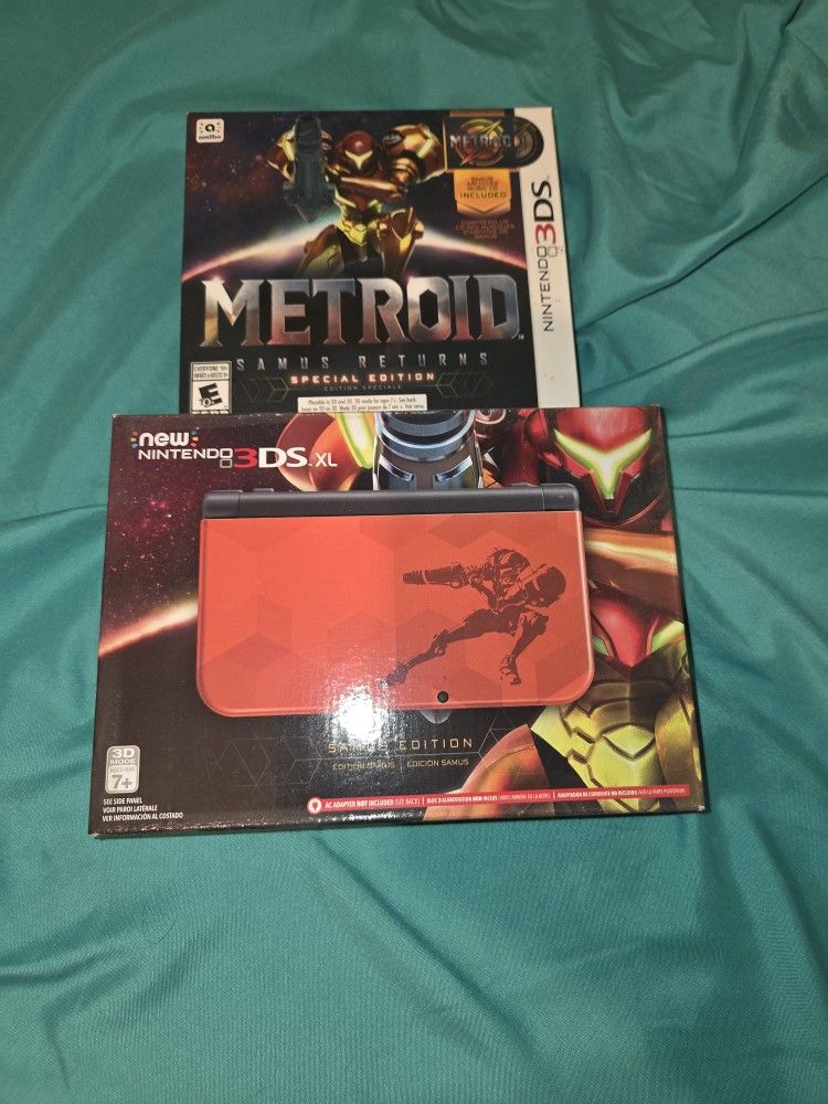 Nintendo 3ds XL Samus Edition Plus Game