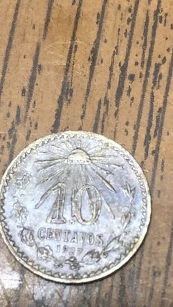 1927 10 Cent Mexican Coin