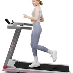 Treadmills for Home with Incline and Handles, 3.0 HP Foldable Treadmill for Small Spaces, Folding Running Machine with Smart APP