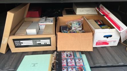 Sports cards and sports magazines