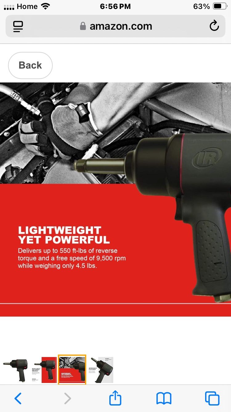 Ingersoll Rand Air Impact Wrench