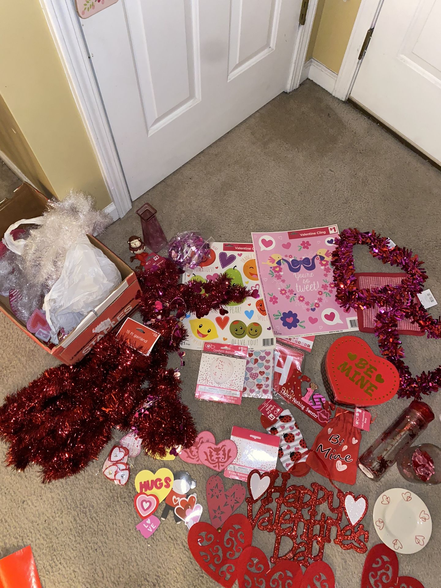 Valentines Day Decor/party/basket Bundle