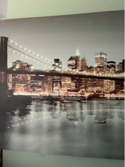 New York City Skyline Canvas Wall Art