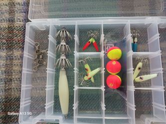 Squid/ Buzz Bombs plus new tackle box
