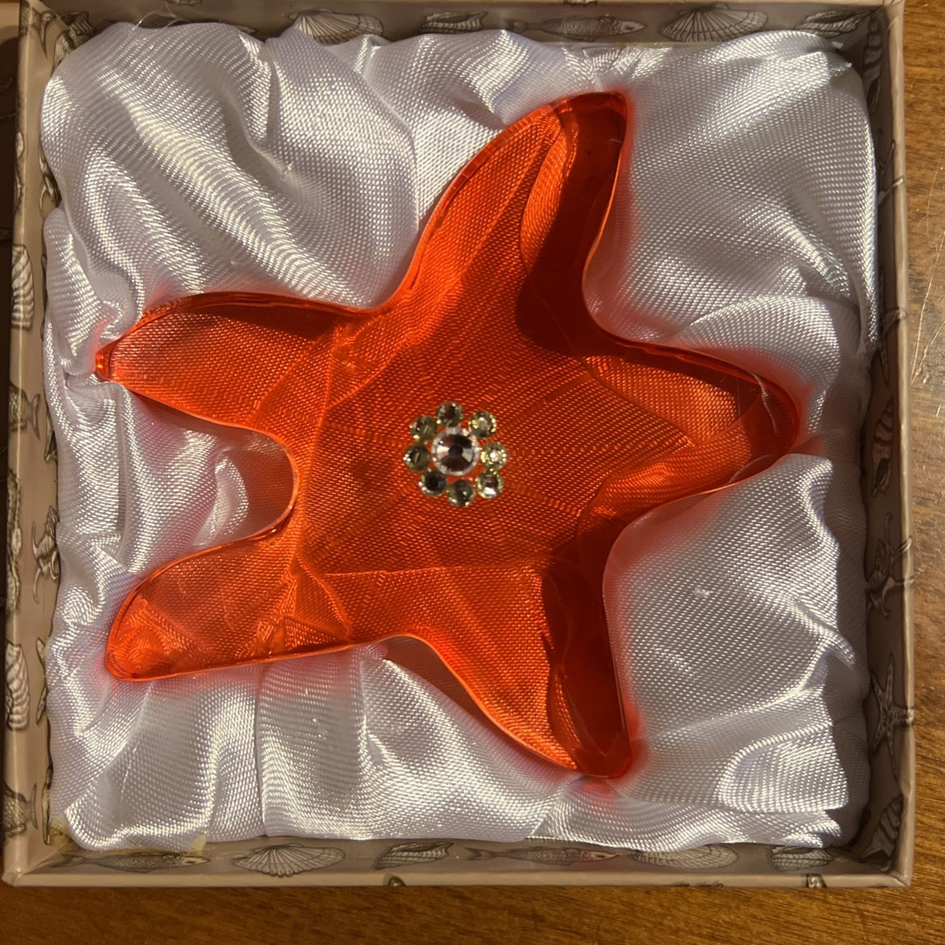 Crystal Starfish Paperweight