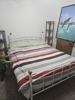 Bed with frame