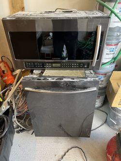 Samsung Dishwasher And Microwave