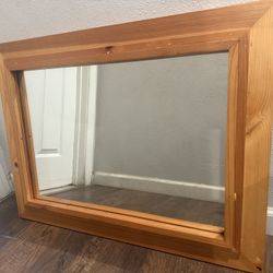 Wood Mirror see pictures for details