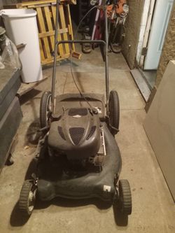 Gas Push Lawn Mower with Briggs & Stratton Engine