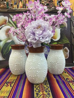 Talavera flower vase..  regular price $30. Each,   Now $25 each .