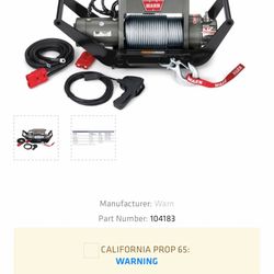 Warn Industries XD9000i Winch’s