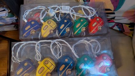 Camper shaped string lights