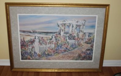 Original Lynette Goric watercolor - numbered and signed