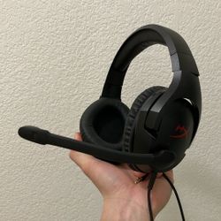 HyperX Cloud Stinger Wired Gaming Headset, Black/Red