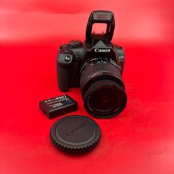 Canon EOS Rebel T7 24.2MP Digital SLR Camera w/  18-55mm 3.5-5.6 is ii, Battery