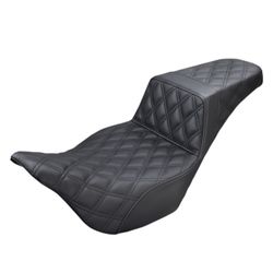 Saddlemen Black Full LS Step-Up Seat for 2008-2023 Harley Touring