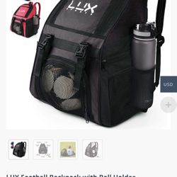 LUX volleyball Backpack with Compartment for Sports  Brand new never used!!!! Yours for $60.00