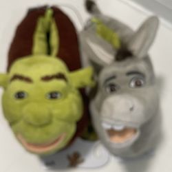 New - Men’s “Shrek & Donkey 3D Slippers”