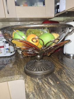 Brass decorative bowl 15x12