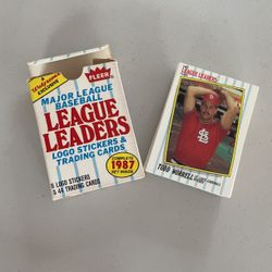 Walgreens 1987 Complete Set Major League Baseball Cards