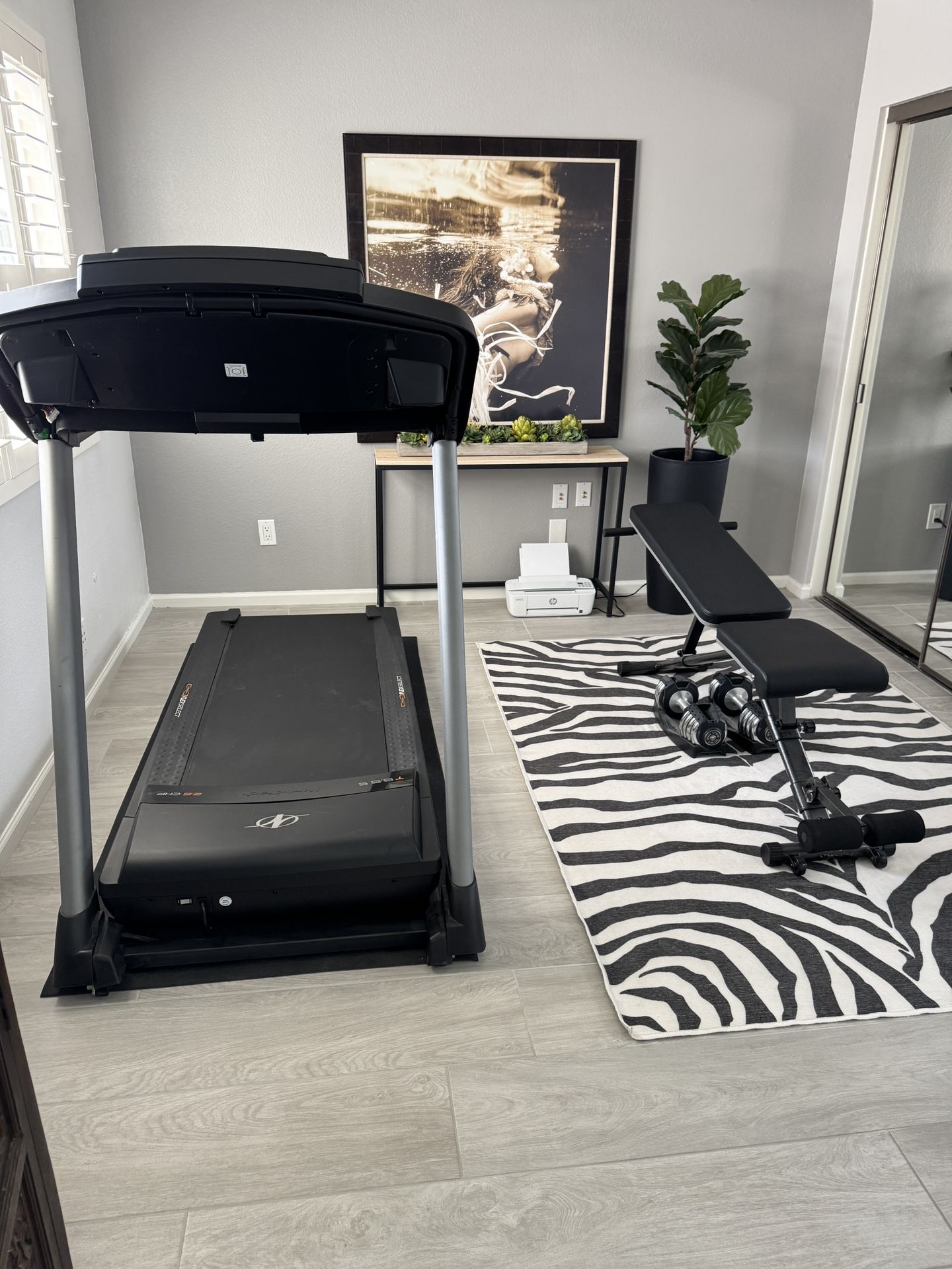 NordicTrack T6.5S Incline Treadmill w/ Bench & Weights