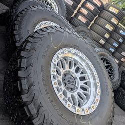 💲 Vendo Rines Nuevos Lock Off R 17x9 Con Llantas Bf Goodrich 35x12:50R17