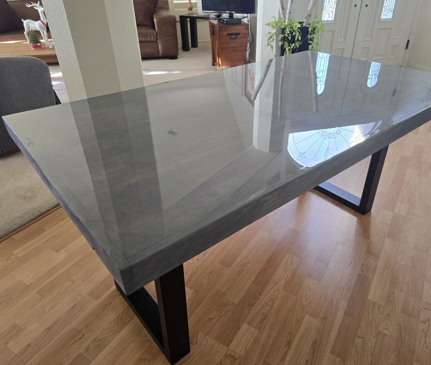 Beautiful!! Grey Designer Dining Table