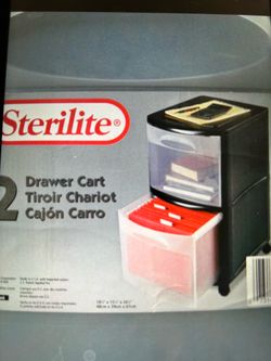 plastic drawers rolling cart